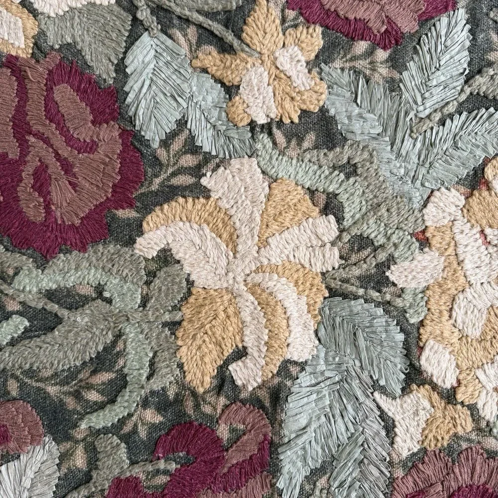 NWOT Pottery Barn Maret Embroidered Floral 22